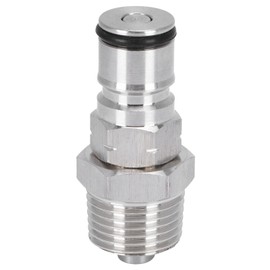 19/32‑18 Ball Lock Post with 1/2in NPT Male Thread Gas Ball Lock Keg Post Adapter for Corny Keg