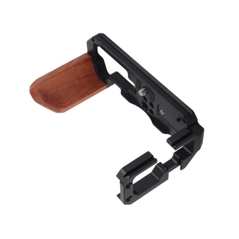 Wooden Handle L Quick Release Plate Cold Boot Bracket Cage