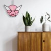 WeDcpcin Stained Glass Window Hanging Panel, Pig Sun Catcher Home