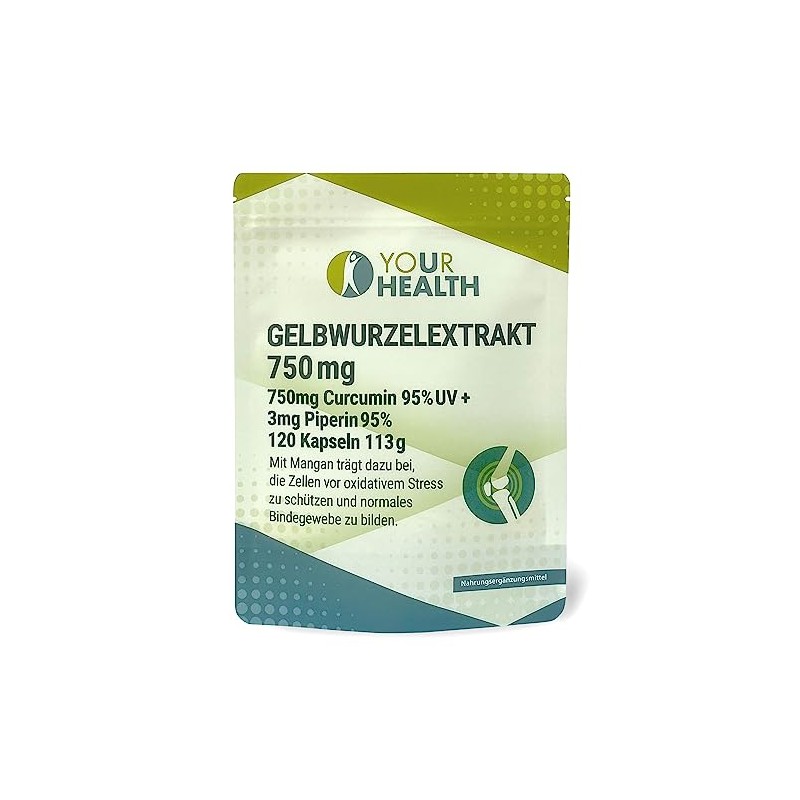 Yellow Root Extract 750 mg; 750 mg Curcumin 95% UV