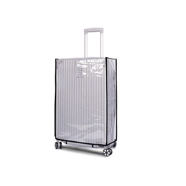 ZMD Clear PVC Suitcase Cover Protectors, 28 Inch Waterproof Transparent Luggage Cover Travel Suitcase Wrap Luggage Sleeves for Wheeled Suitcase, Clear, Travel, Home