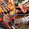 Kit de accesorios para barbacoa, juego de 20 herramientas para