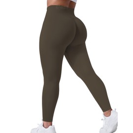VOYJOY Seamless Leggings for Women High Waist Yoga Pants Scrunch Butt Lifting Elastic Tights