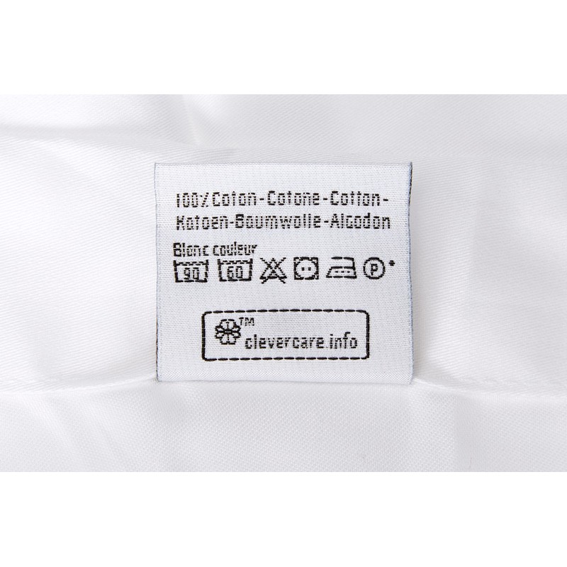 Essix D 68-10001-452001 SXU-Bolster Pillow Case-Plain Cotton Sateen, White, 17
