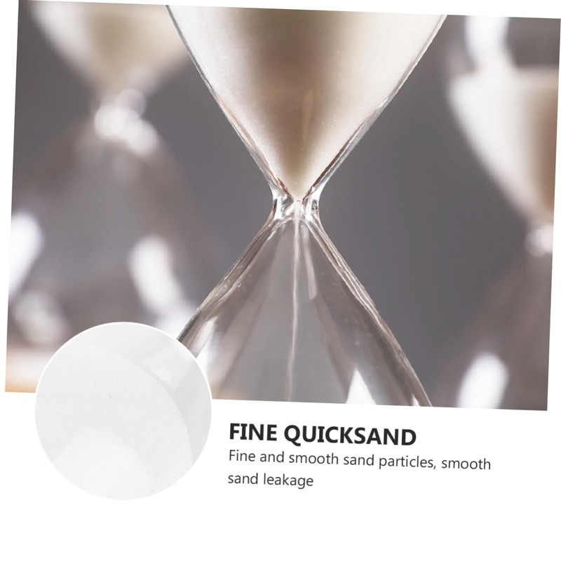 CIYODO Transparent Glass Timer Sand Clock for Home Decor Design