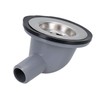 AB Tools 1-1/4" Sink Waste Drain Plug Hole Angle Fitting