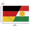 Kurdistan Large 90 x 150 cm Kurdistan Germany Flag, Large