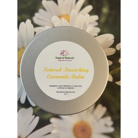 Inspired Naturals CHAMOMILE Organic Natural Healing Balm Salve Rashes Cuts Burns Skin Care 4 oz