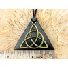 Shungite Pendant Triangle Magic node