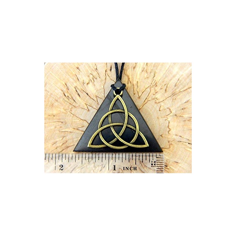 Shungite Pendant Triangle Magic node
