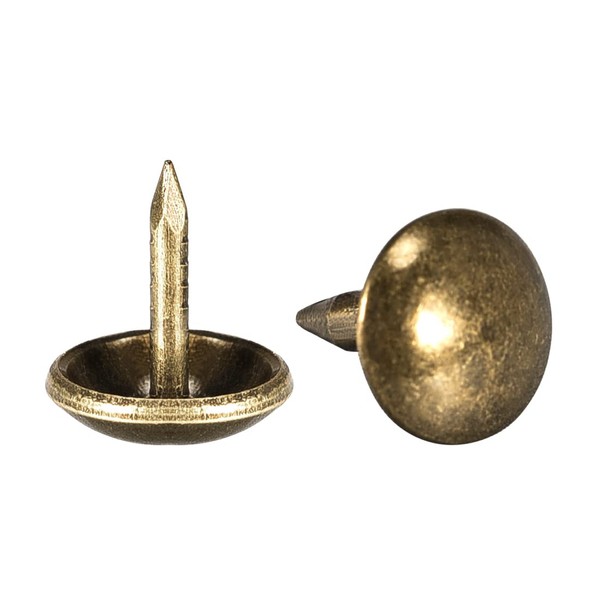 sourcing map Upholstery Nails Tacks 9mm Dia 10mm Height Retro