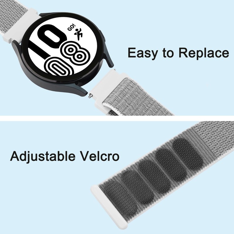 Wanme 2 Pack Watch Band, 0.9 inch (22 mm), Watch