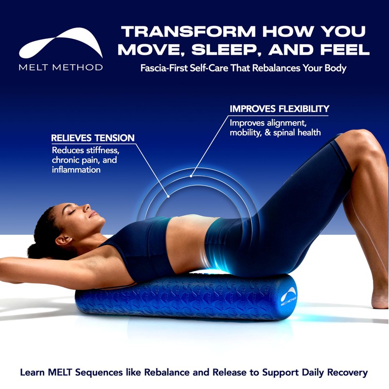 MELT Method 36 Inch Soft Foam Roller for Physical Therapy