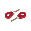 Simson S51, S5 Chain Tensioner for Swingarm, Anodised Aluminium, Red,