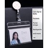IAMRAVER 2 Pack Retractable Badge Holders Cute Badge Reel Badge