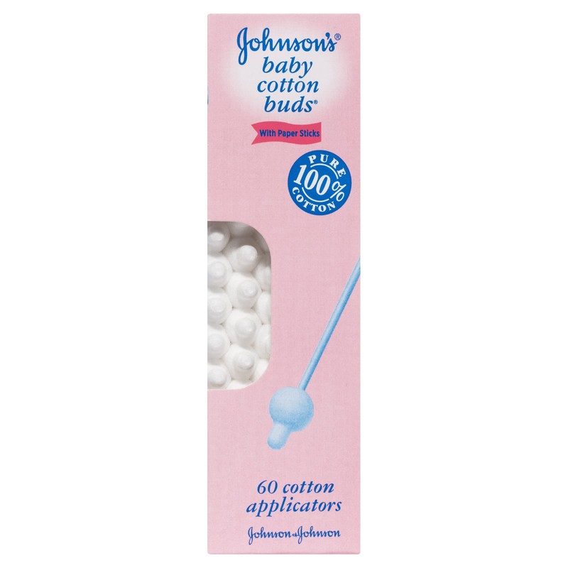 Johnson's Gentle Baby Cotton Buds 60 Pack