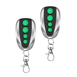 2PCS 433.92mhz Garage Door Remote Compatible with TOPENS M12, Garage Door Opener with 4-Button Wireless Transmitter for Automatic Swing Sliding Gate Opener Garage Door Opener