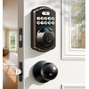 Veise Fingerprint Door Lock with 2 Knobs - Keyless Entry