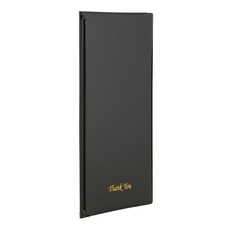Securit Basic Menu Range - Faux Leather Bill Presenter for