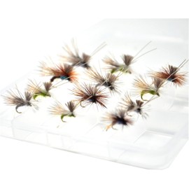 16 Chubby Chernobyl Ant Fly Fishing Flies Kit Fly Assortment Trout Bass Pike Baitfish Fishing Dry/Wet Flies, Nymphs, Streamers, Popper