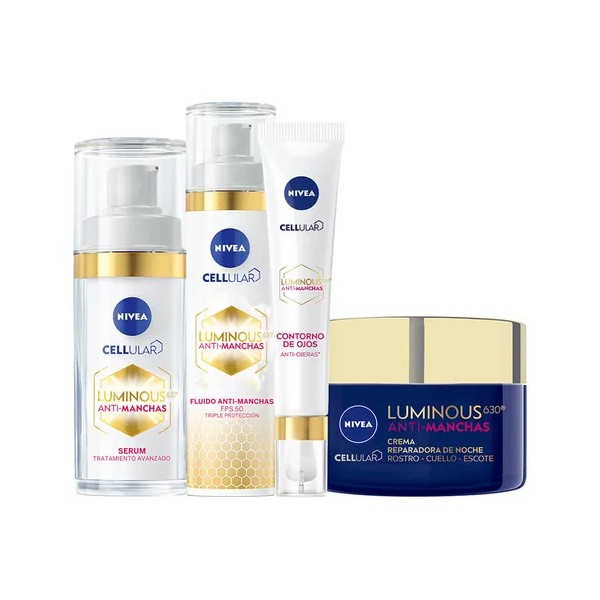 NIVEA Rutina Facial Luminous 630° Antimanchas con Ácido Hialurónico (4