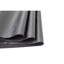 Wento Soft PU Fabric Leather 2 Yard 54"" x 72"" Pleather，1.1mm Thick Faux Leather Fabric Leather Upholstery Fabric Black Vinyl Upholstery Material