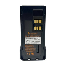 PMNN4409 PMNN4409AR 7.4V 3200mAh Li-ion Battery for XPR 3500 XPR 3500e XPR 3300 XPR 3300e XPR7350 XPR7580 XPR7580e XPR7550 XPR 7550e APX4000 APX1000 DP4400 Portable Radio PMNN4491 PMNN4448 with Clip