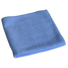VEPATIM 10 Microfibre Cloths 40 x 40 cm Blue Washable Strong Individually Packed