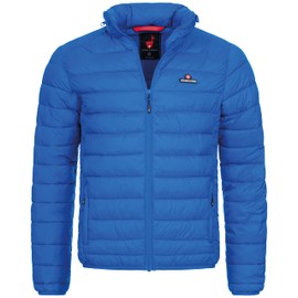 Höhenhorn Balmhorn Men's Jacket Transition Jacket Quilted Jacket with Hood, Blue/blue