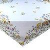 Tablecloth Table Runner Cushion Cover Spring Summer White Printed with