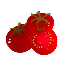 Cute Big Tomato Hair Clip,Acetate Hair Clip,Big Claw Clip for Women,Novelty Hair Claw Clip