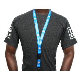 Panda Loco Yorkshire Lanyard – White Rose County Flag ID Holder | England Heritage Neck Strap for Work, Events, Gifting & Festivals