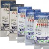 RuiJiaXiang Fishing Hooks Sabiki Feather Rigs with Luminous Beads 5