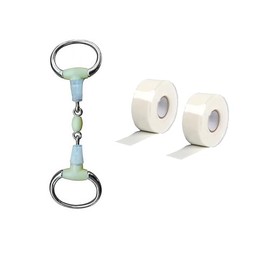 Dielianyi Horse Bit Wrap Tape 2 Rolls Ultimate Bit Protector Bit Guard Tape for Horses Bit Care Wrap for Equines Equestrian Bit Tape Bit Shielding Tape Equine Bit Wrap Horse Bridle Wrap Tape