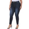 Gocolloa Womens Plus Size Skinny Jeans High Waisted Stretchy Classic
