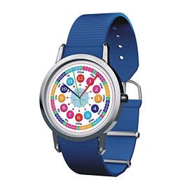 Qesnox Kids Unisex Time Teacher Watches - Children Wrist Watches for Boys - 36MM DIAL - Water Proof - Watch to Teach, Read and Learn to Tell The Time.