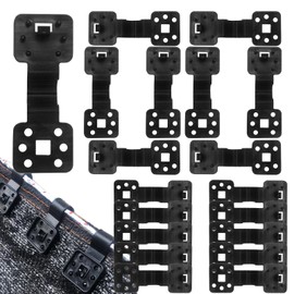 Awning Fabric Locking Clips | Shade Cloth Awning Clamp Clips - Windproof Fix Clamp Sail Hardware Reusable Garden Accessories for Agricultural Tent Backyard Farm