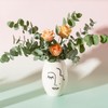 Sass & Belle Abstract Face White Large Vase