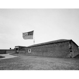 Photo - Fort McHenry, the place where Francis Scott Key observed that the"flag was still there" and wrote the words to"The Star-Spangled Banner"- Fine Art Photo Reporduction 20in x 16in