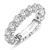 Yeesoth Eternity Ring for Women 18K White Gold Plated Sterling