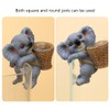 WAYUTO Koala Sculpture Flower Pot Hugger Climbing Koala Planter Pot