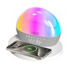 Strackvial Portable Bluetooth Speaker with 15W Wireless Charger, Dual Alarm