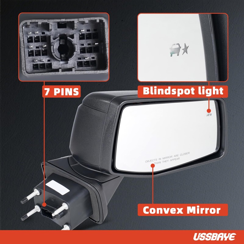 USSBAYE Side Mirror 2022 Compatible with 2019-2025 Chevy Silverado 1500