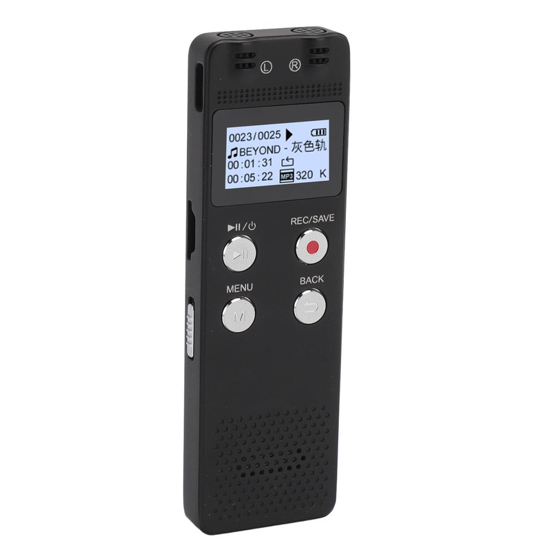 Digital Voice Recorder Multifunction Clear Sound One Click Recording MP3