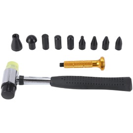 Geieold 10 Pieces Body Paintable Dent Repair Tools with Knock Down Head Tap Down Tools Set Dent Repair Kit