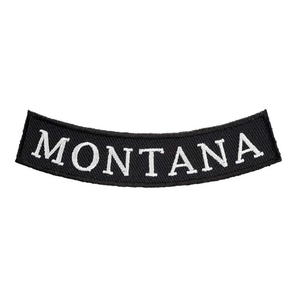 PatchStop Montana State Bottom Rocker Biker Patches for Vests Motorcycle