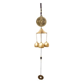 Tissting Wind Chimes, Vintage Metal Wind Chime Bells, Chinese Feng Shui Lucky Bell Hanging Ornament for Lucky Home Garden Patio Yard Hanging Decor Gift(The Treasure of the House)