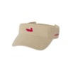 Southern Marsh Visor, Tan with Red, 0