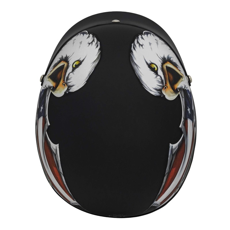 VCAN - V515USA24 Cruiser Patriotic Eagle USA Graphics Motorcycle Half