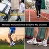 Womens 100% Cotton Ankel Socks, Athletic Performance Running Moisture Wicking